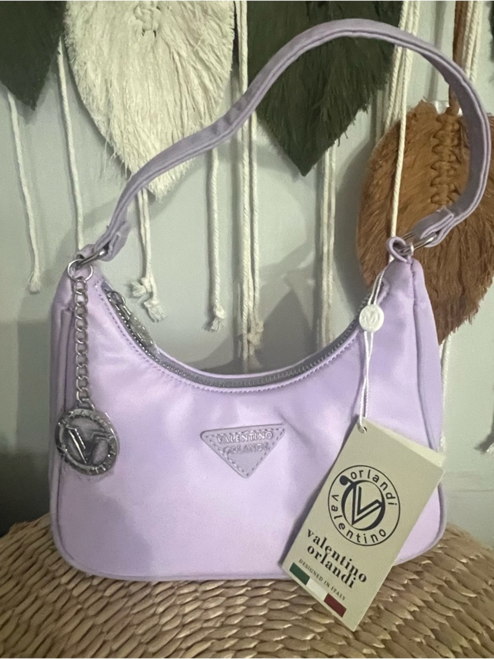 Valentino Lavender Shoulder Bag